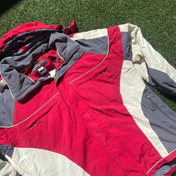 VTG 90’s Obermeyer Mens Red Winter Jacket - Picture 3 of 5